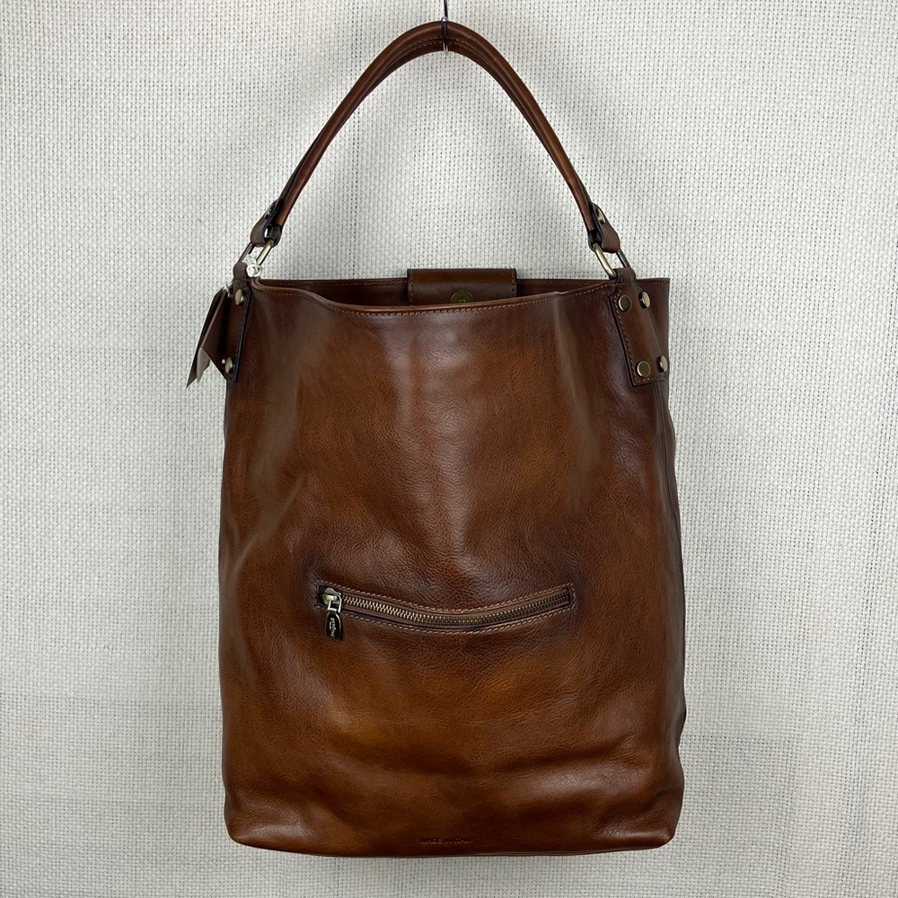 Pratesi Firenze Leather Shoulder Bag Sant'Ellero NWT - Picture 9 of 16